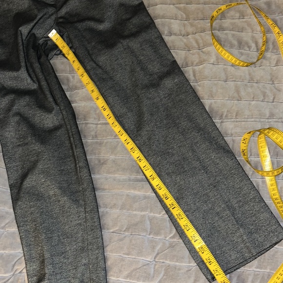 LOFT Womens M Gray Stretch Fabric Straight Leg Dress Pant Stretch Waist Mid Rise - Picture 4 of 4